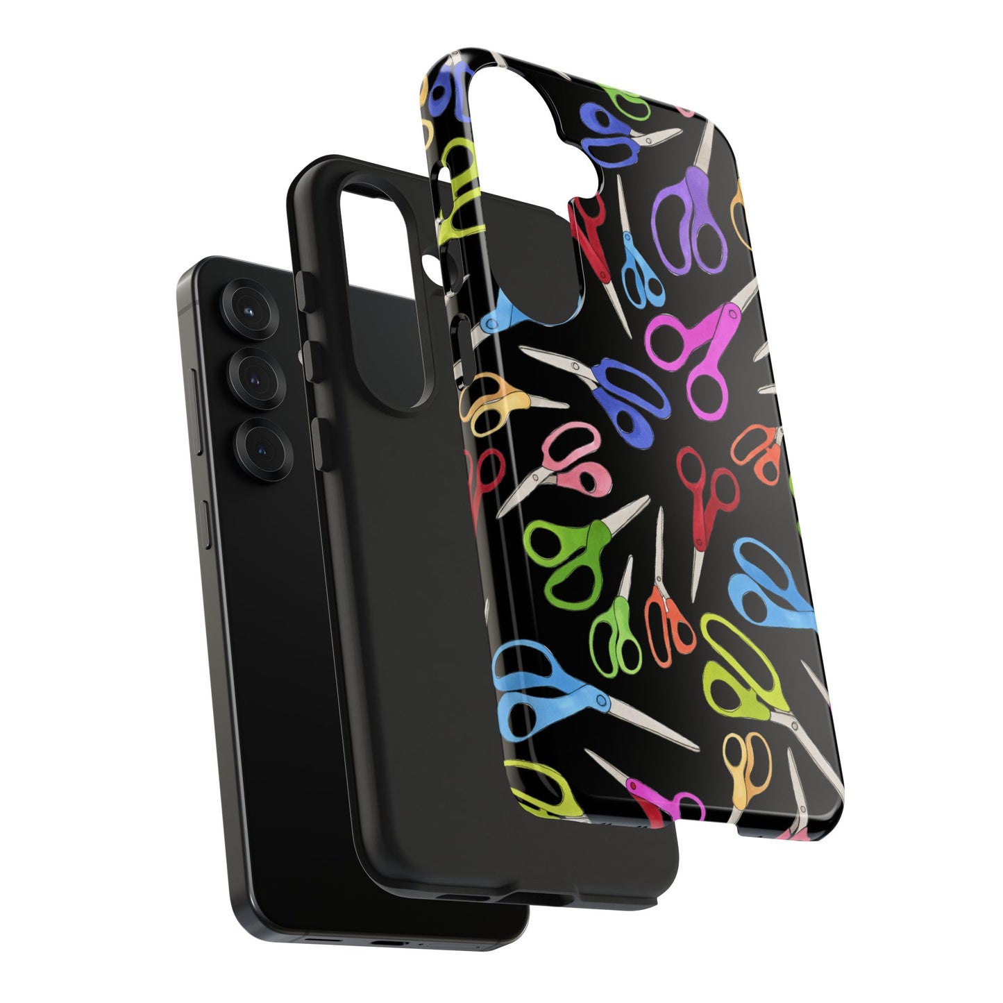 Shear Fun Black Phone Case