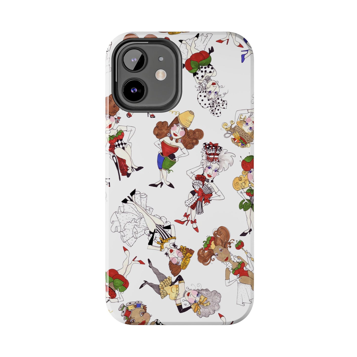 Sew Tossed White Phone Case