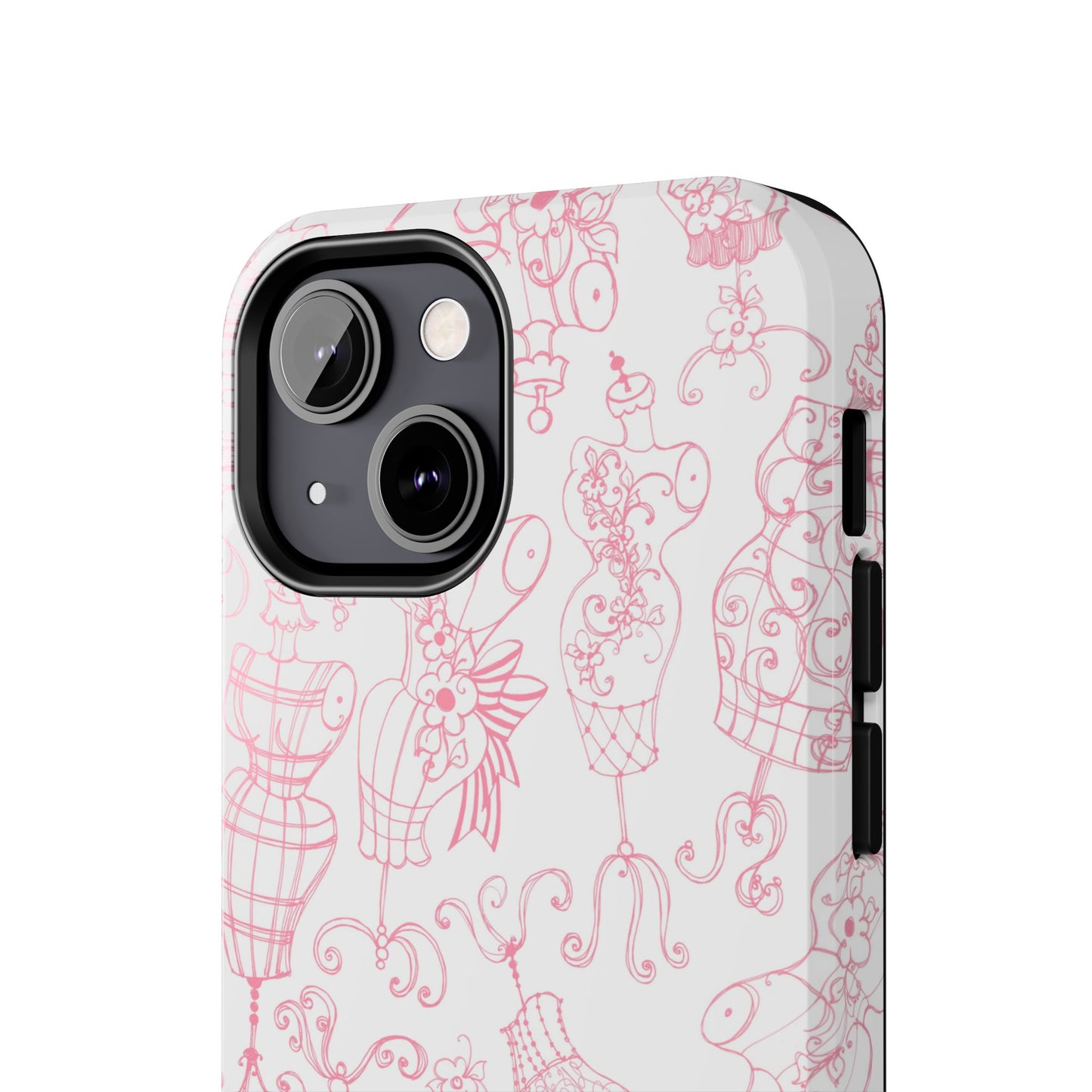 Mannequinique White / Pink Phone Case