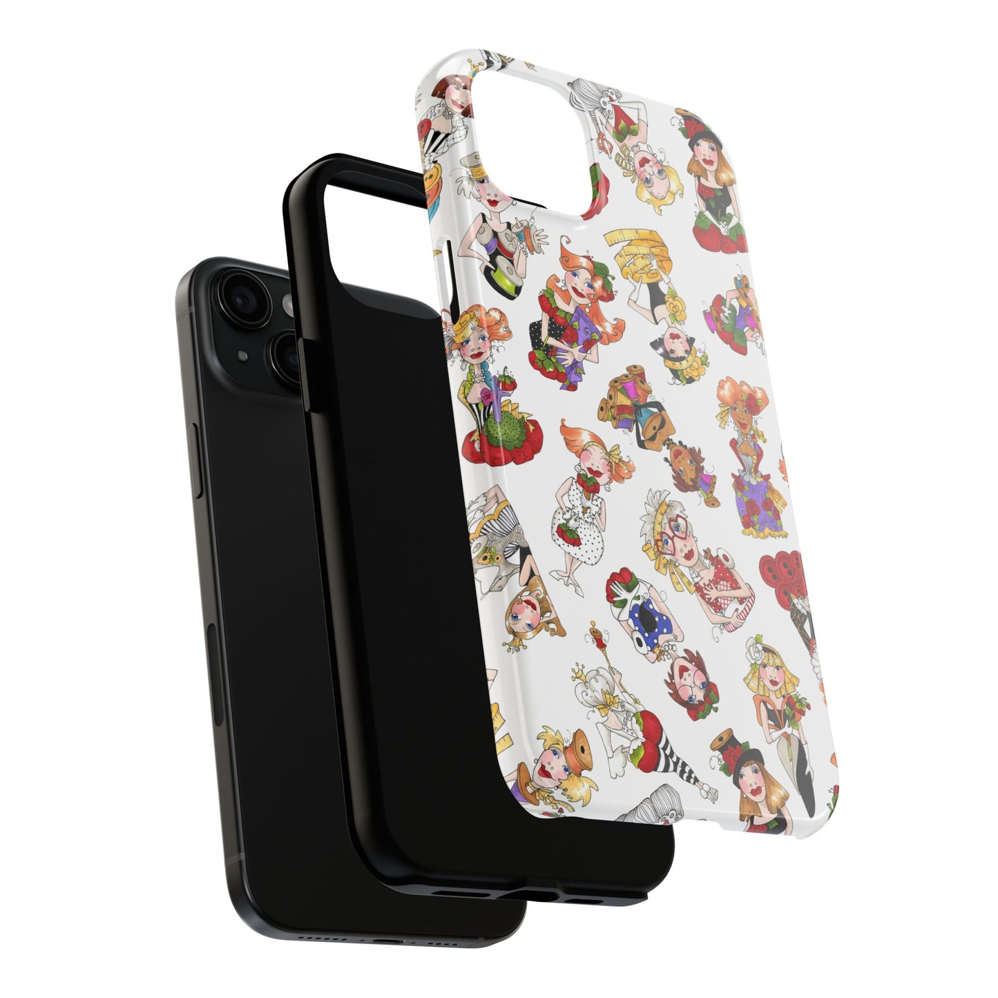 Curious Toss White Phone Case