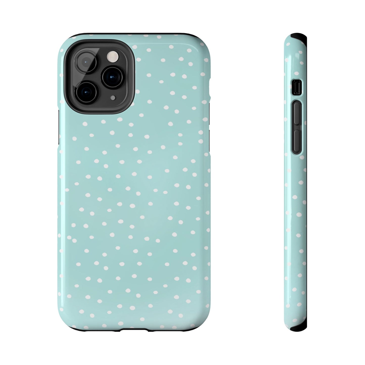 Petite Dots Seafoam / White Phone Case