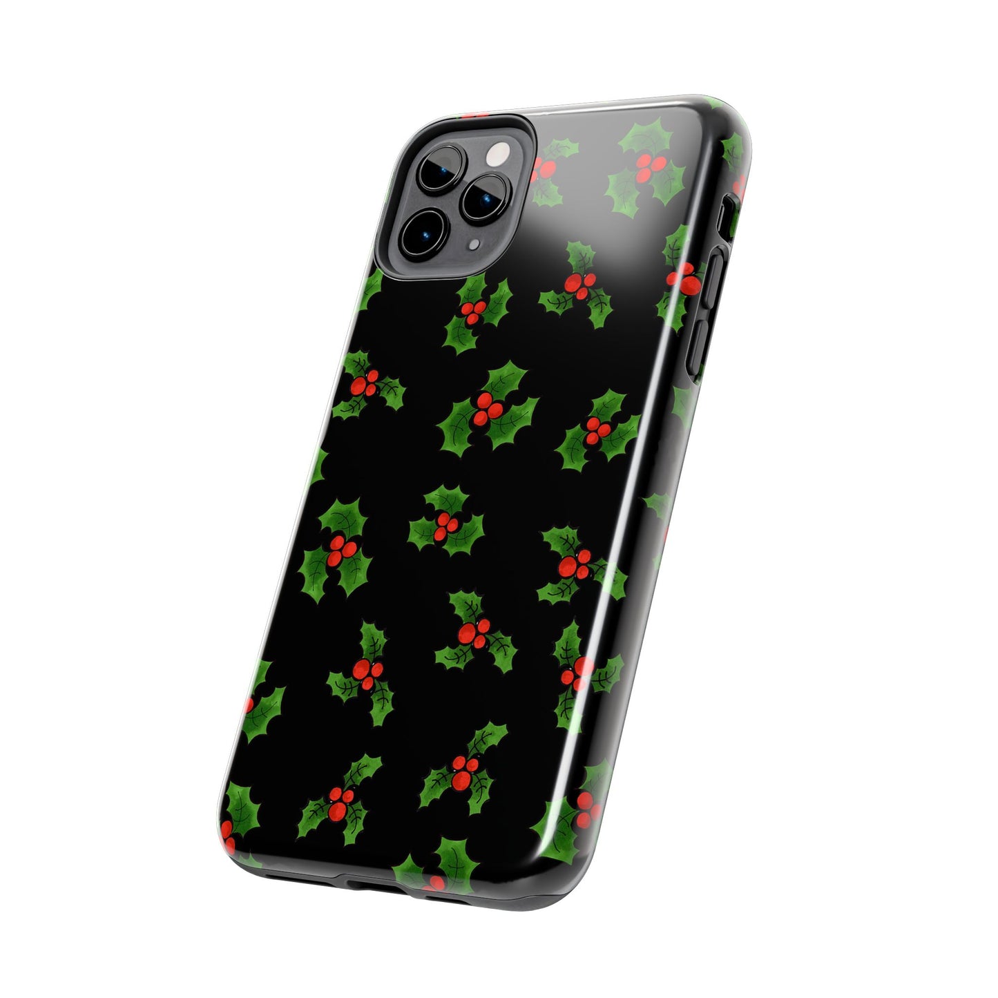 Lotsa Holly Black Phone Case