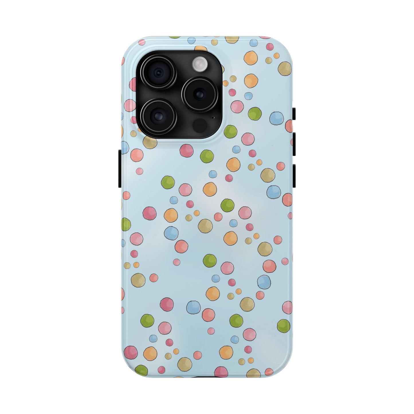 Clown Dots Blue Sky Phone Case