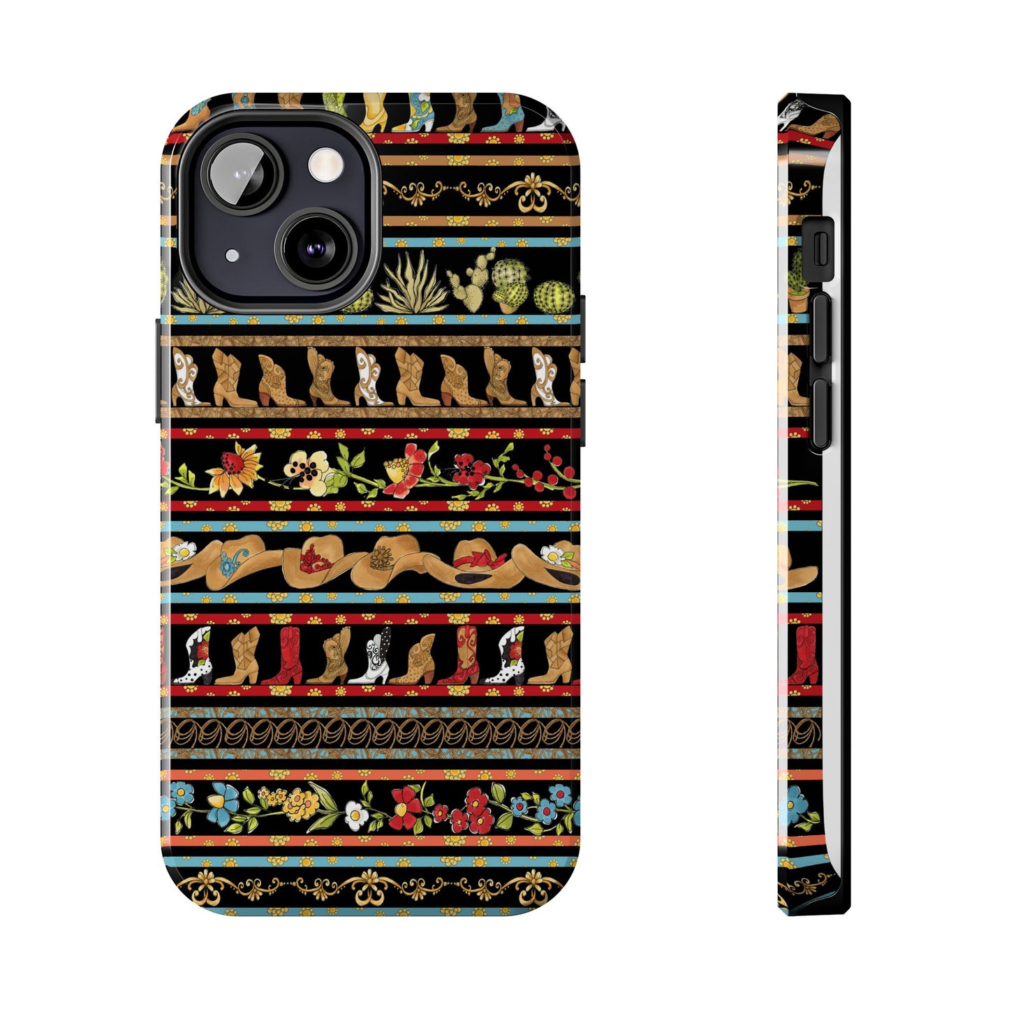 Whoa Borders Black Phone Case