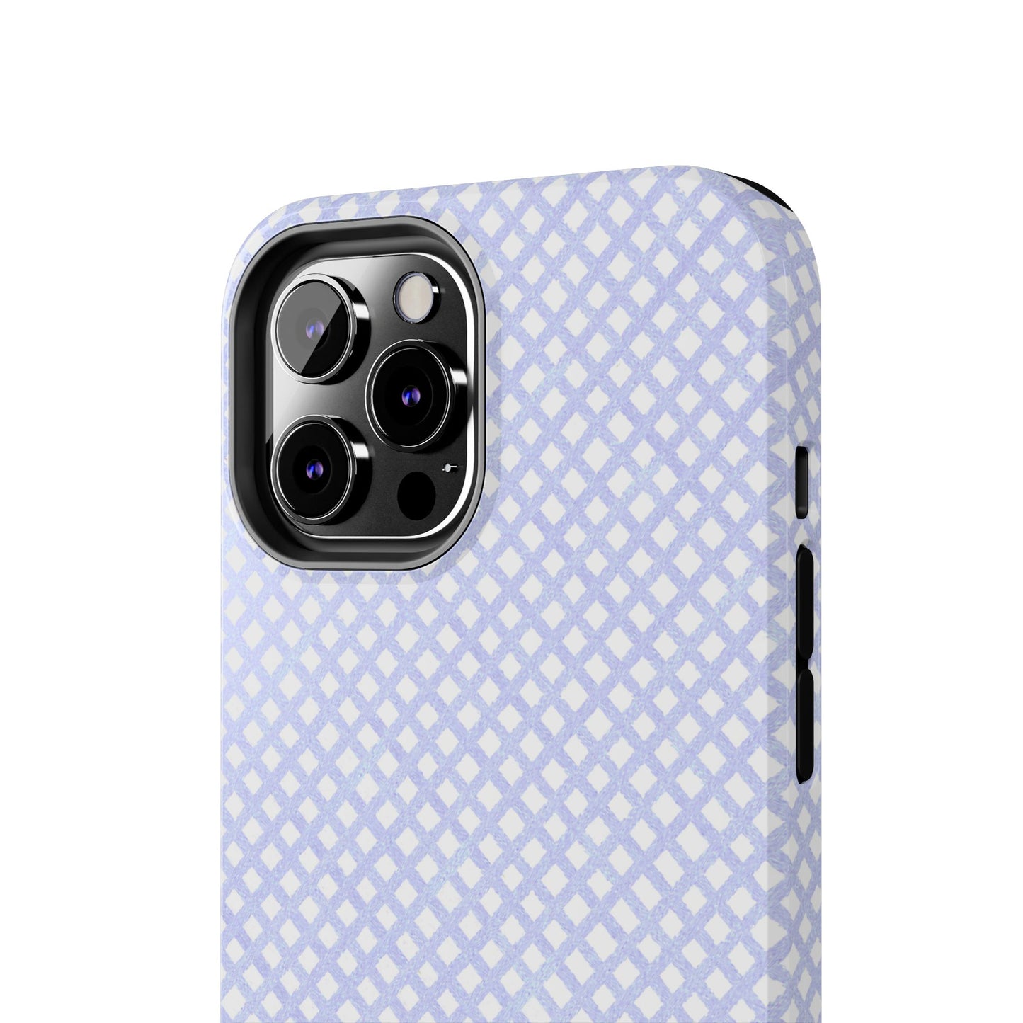 Bias Check Light Blue Phone Case
