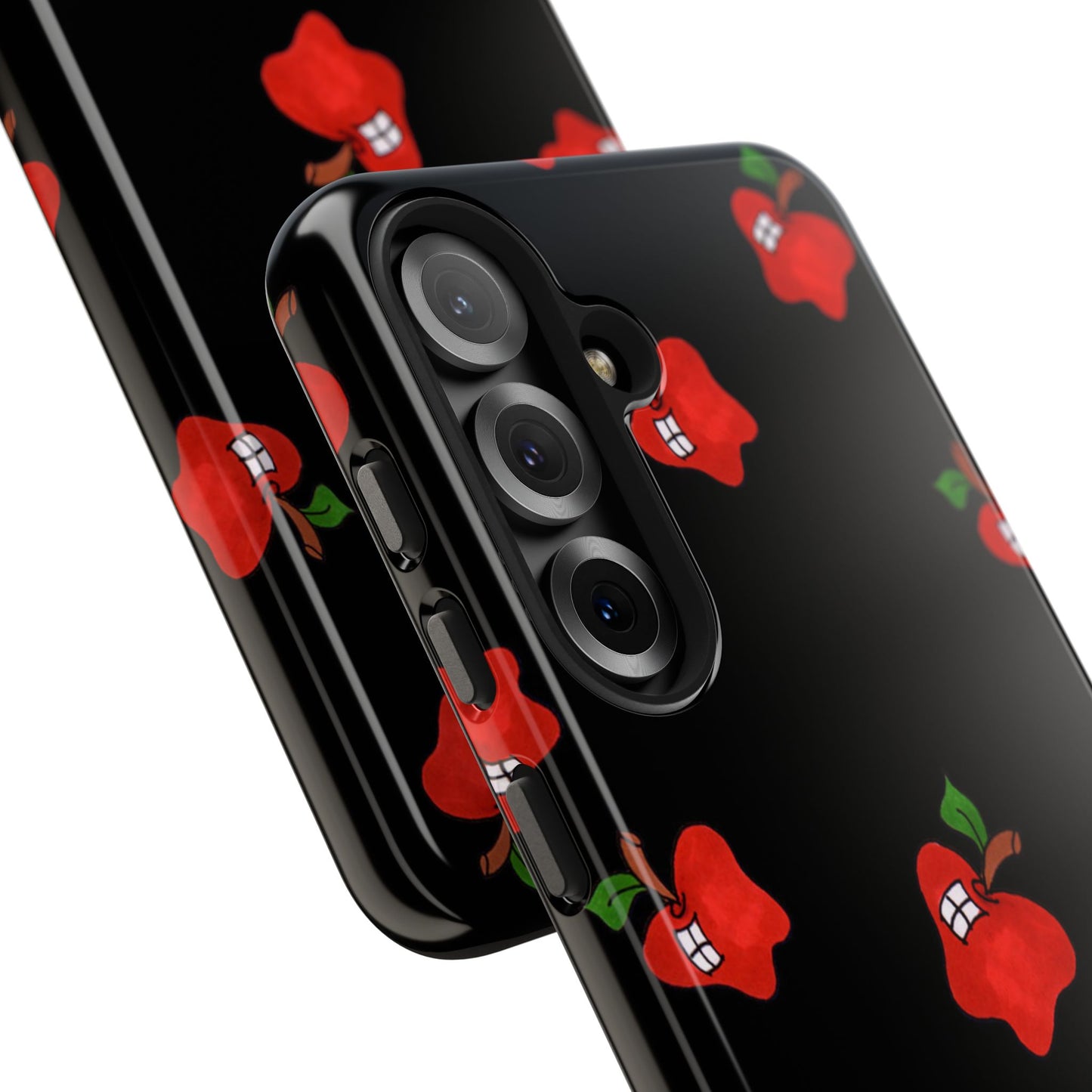 Flying Apples Black Phone Case