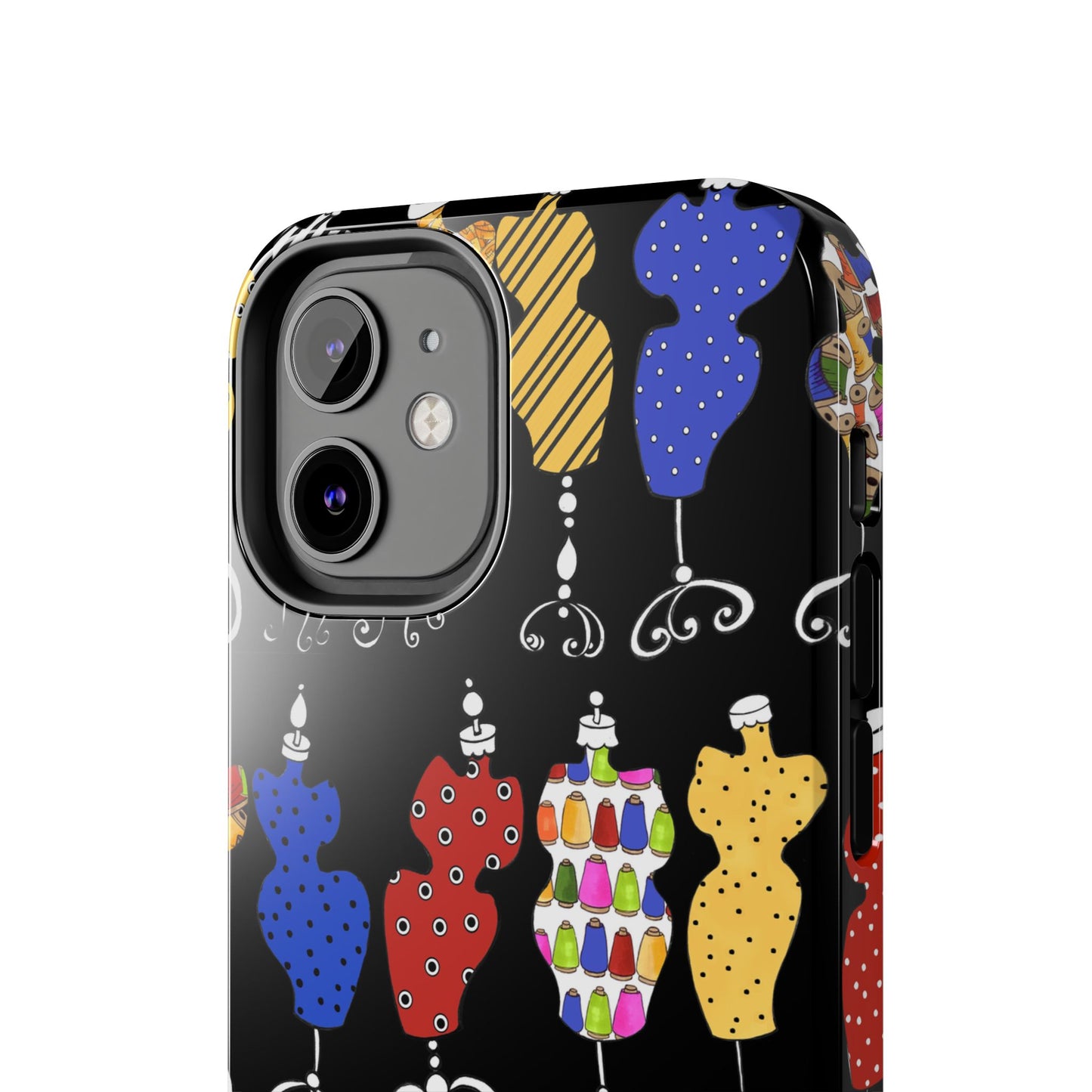 Go Figure Black / Multi Phone Case