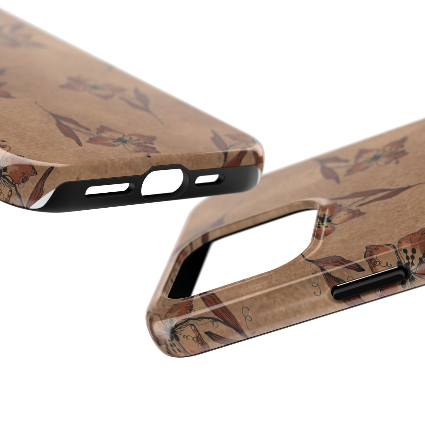 Brown Buds Phone Case