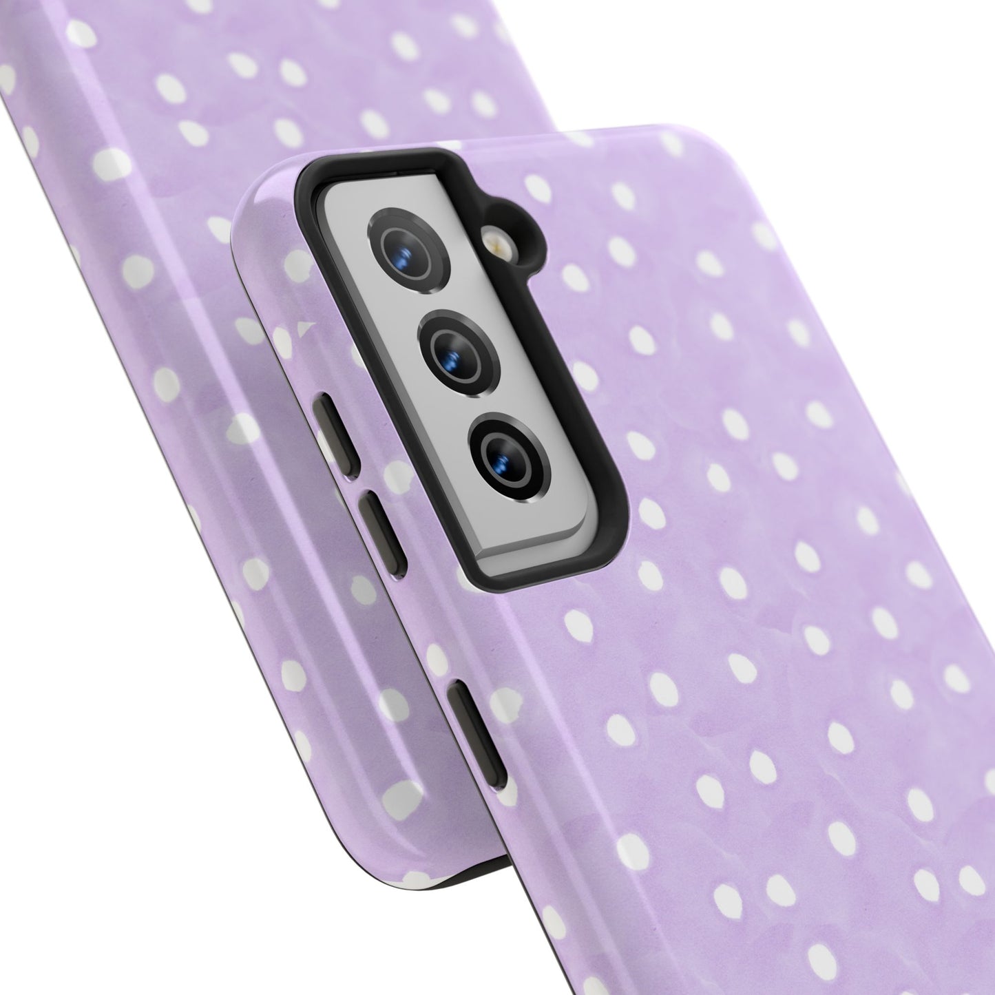 Space Dots Lilac / White Phone Case