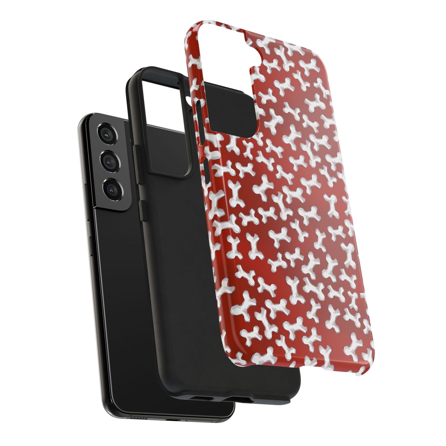 Bones a Lot Red Phone Case