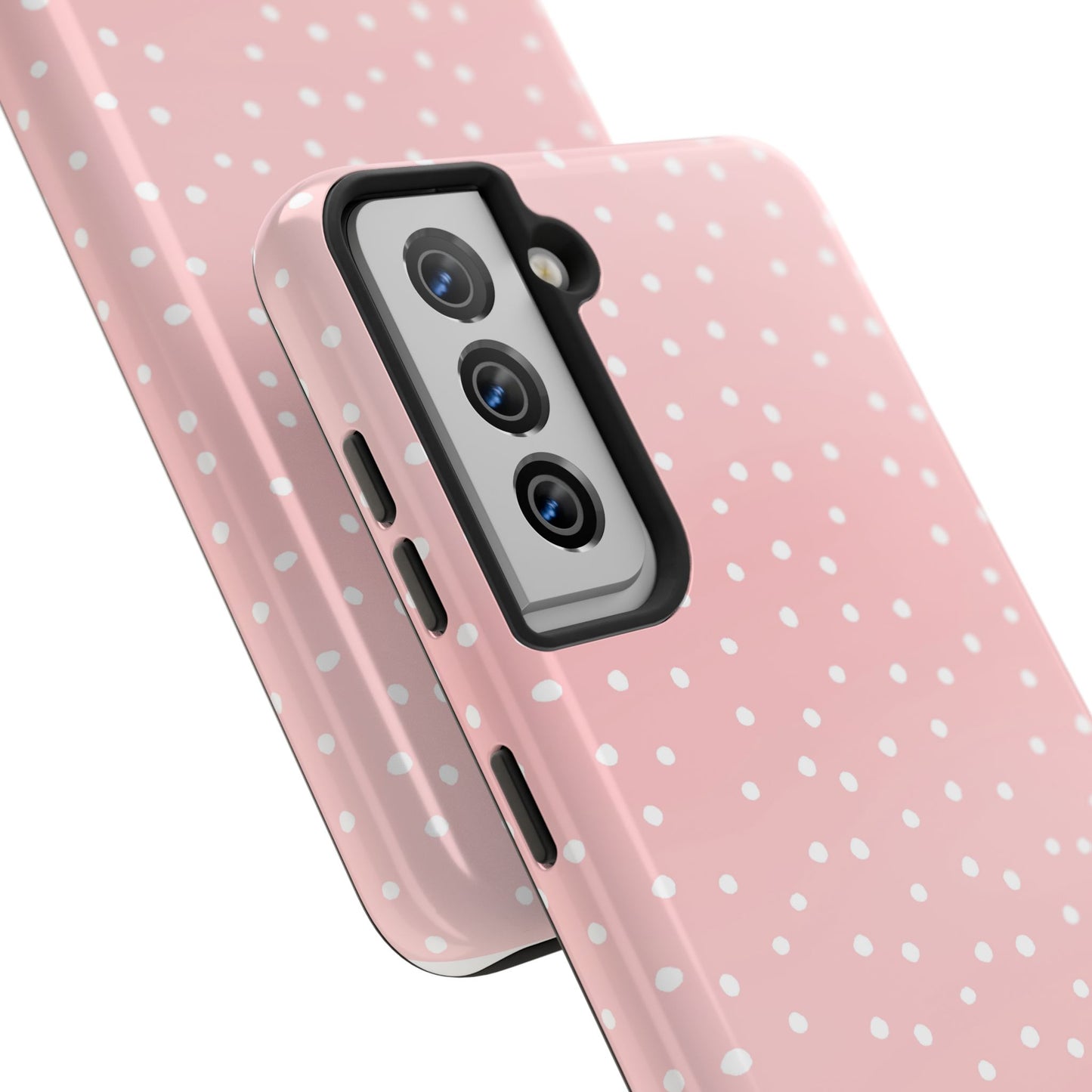 Little Dots Pink / White Phone Case