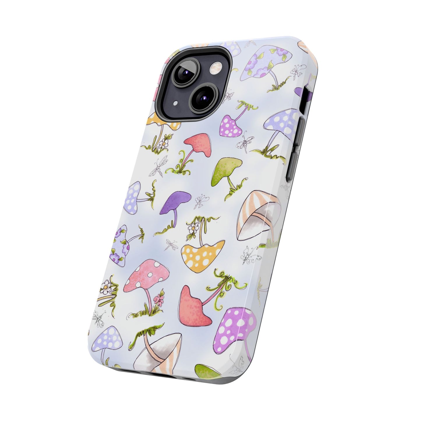 Mushroom Toss Blue Phone Case