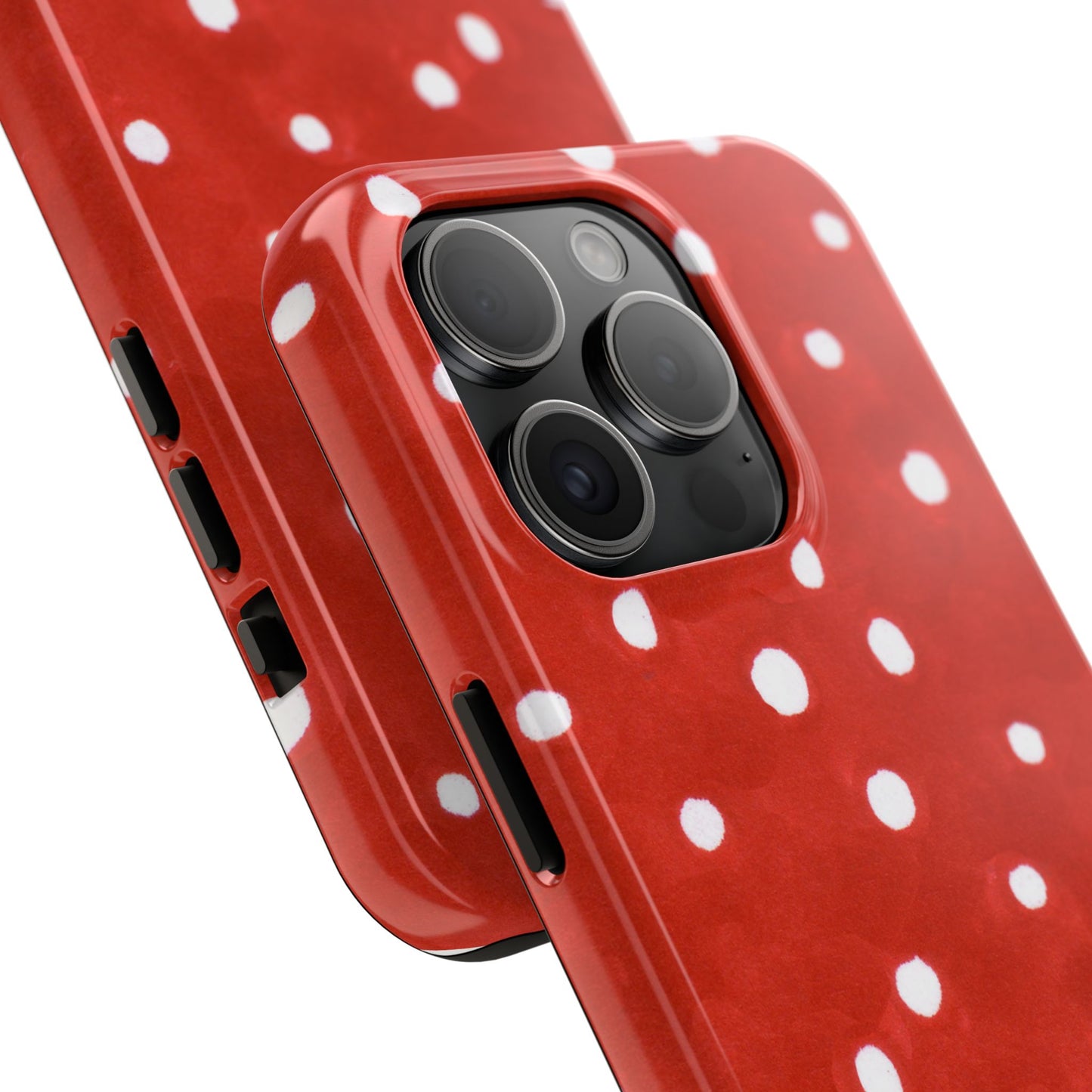 Dots Red Phone Case
