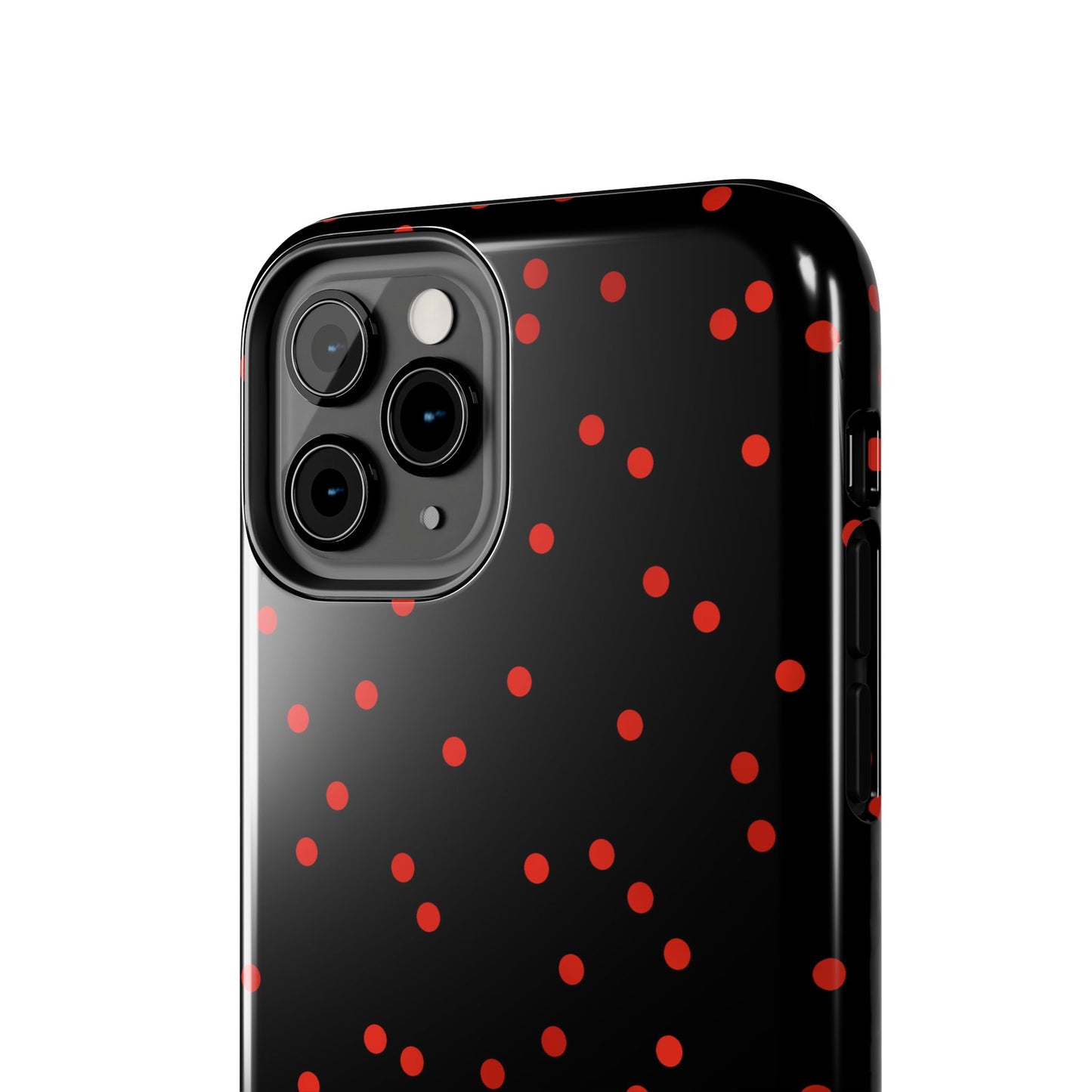 Space Dots Black / Red Phone Case