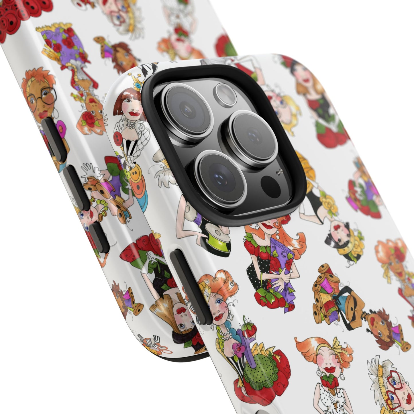 Curious Toss White Phone Case