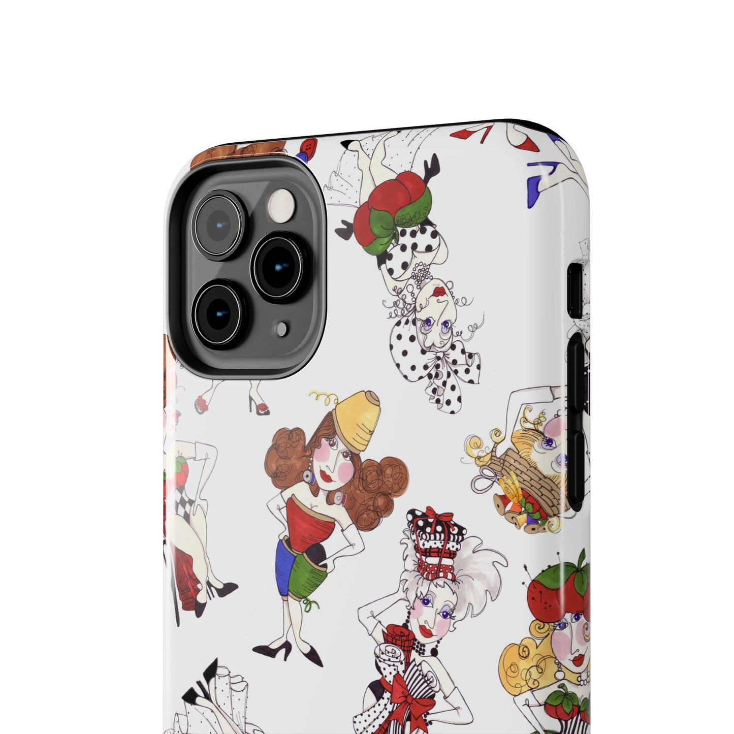 Sew Tossed White Phone Case