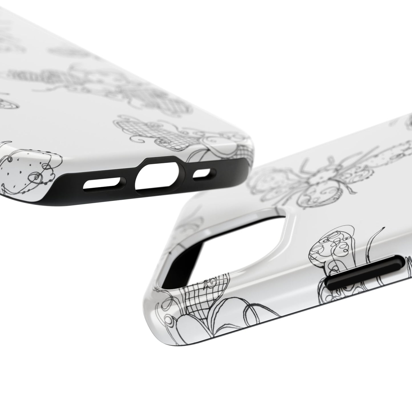 Busy Bees White Phone Case