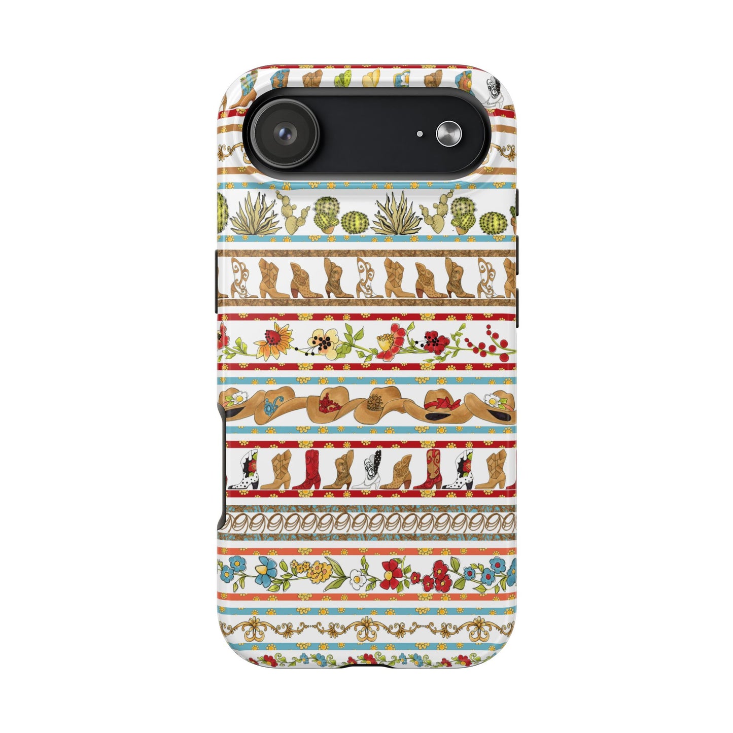 Whoa Borders White Phone Case