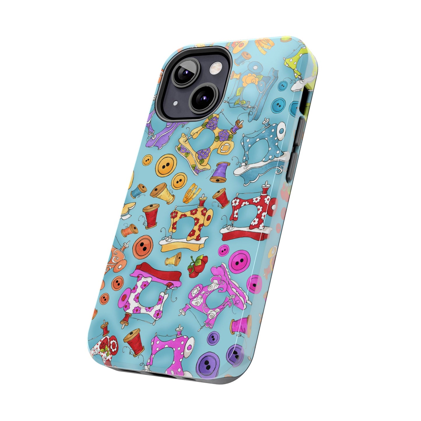 Sew Assorted Turquoise Phone Case