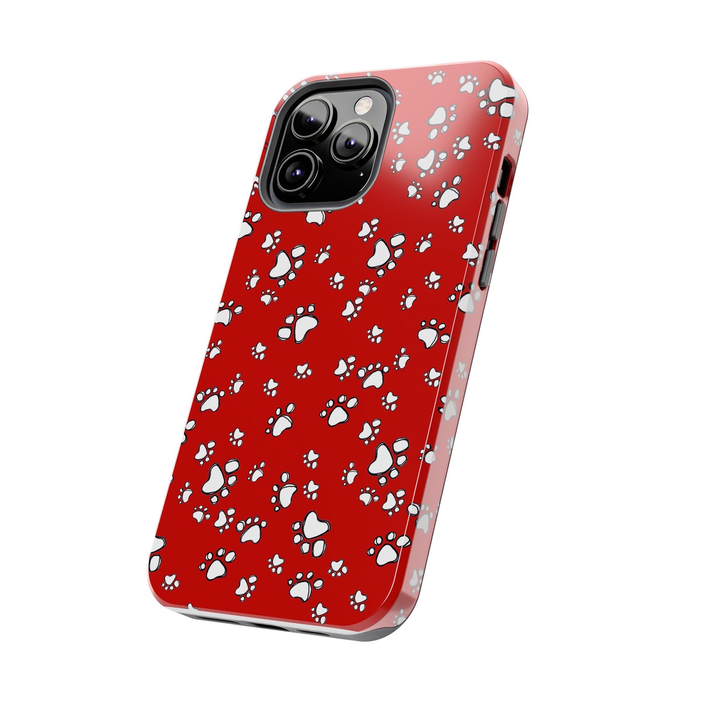 Paw Flakes Red Phone Case