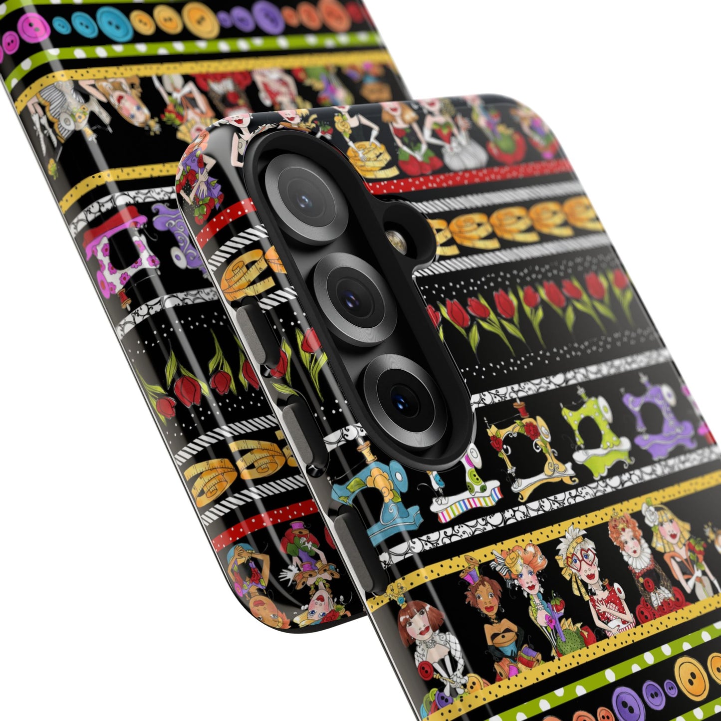 Curious Border Black Phone Case