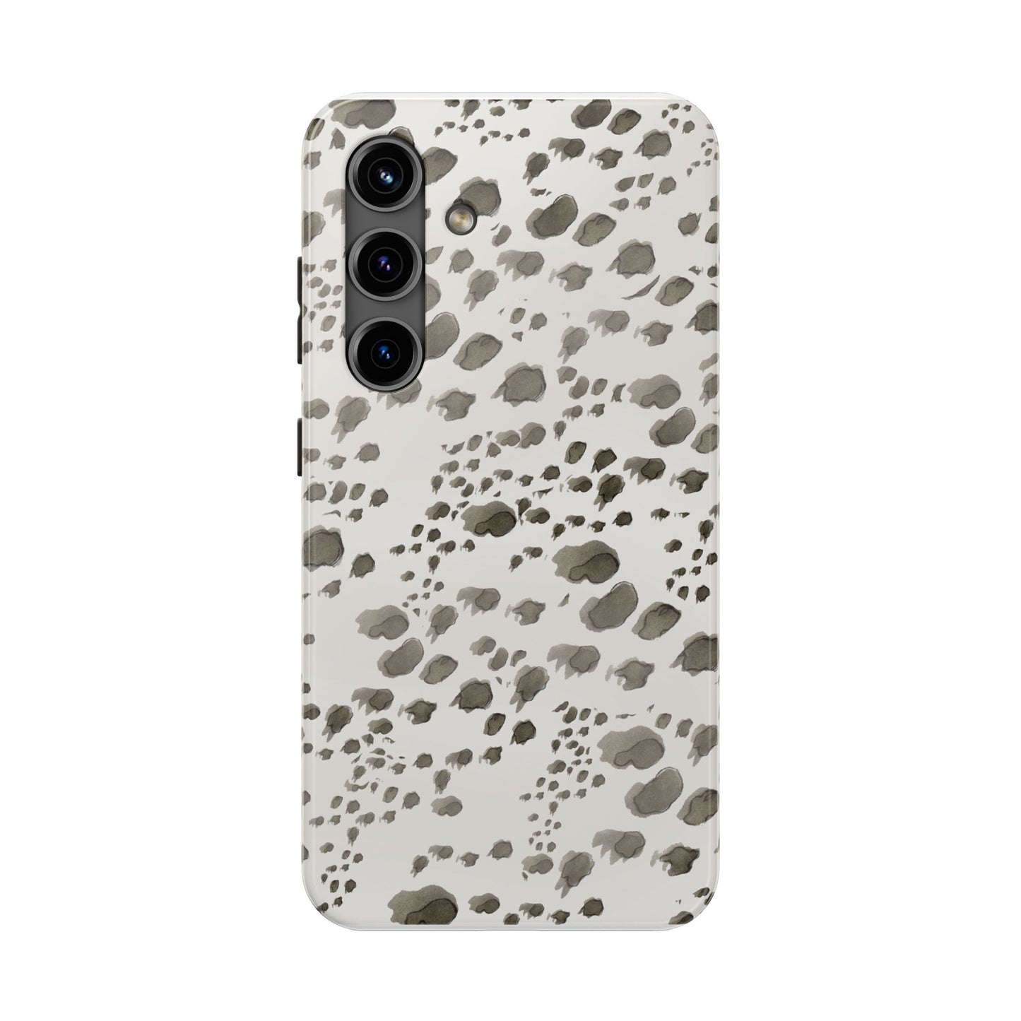 Kitty Dots Gray Phone Case