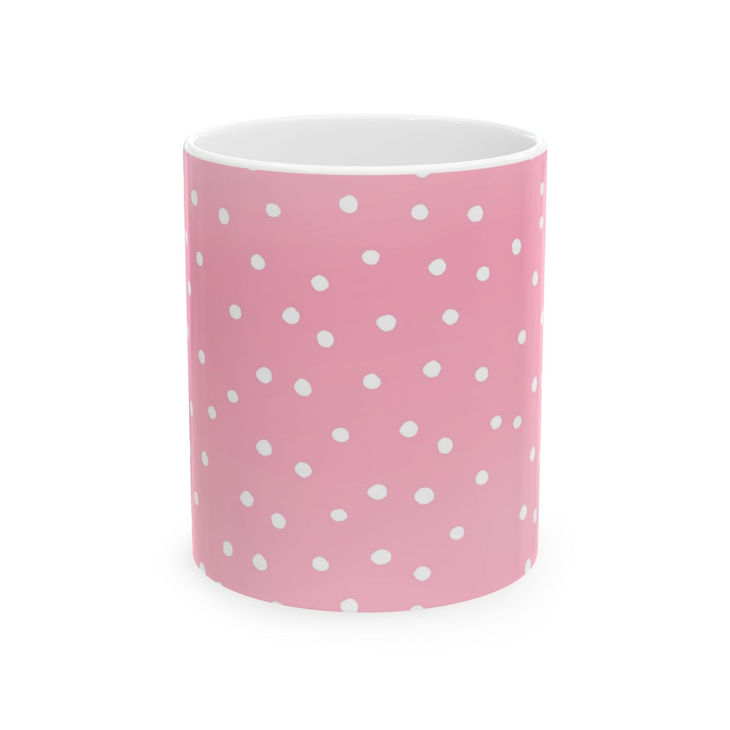 Dinky Dots Pink / White Cup