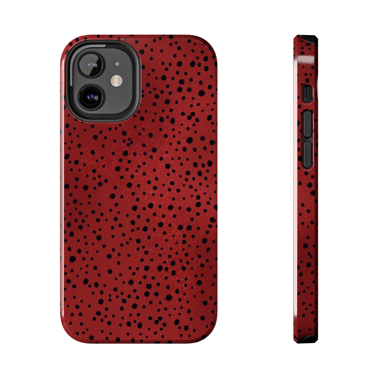Pepper Dots Red / Black Phone Case