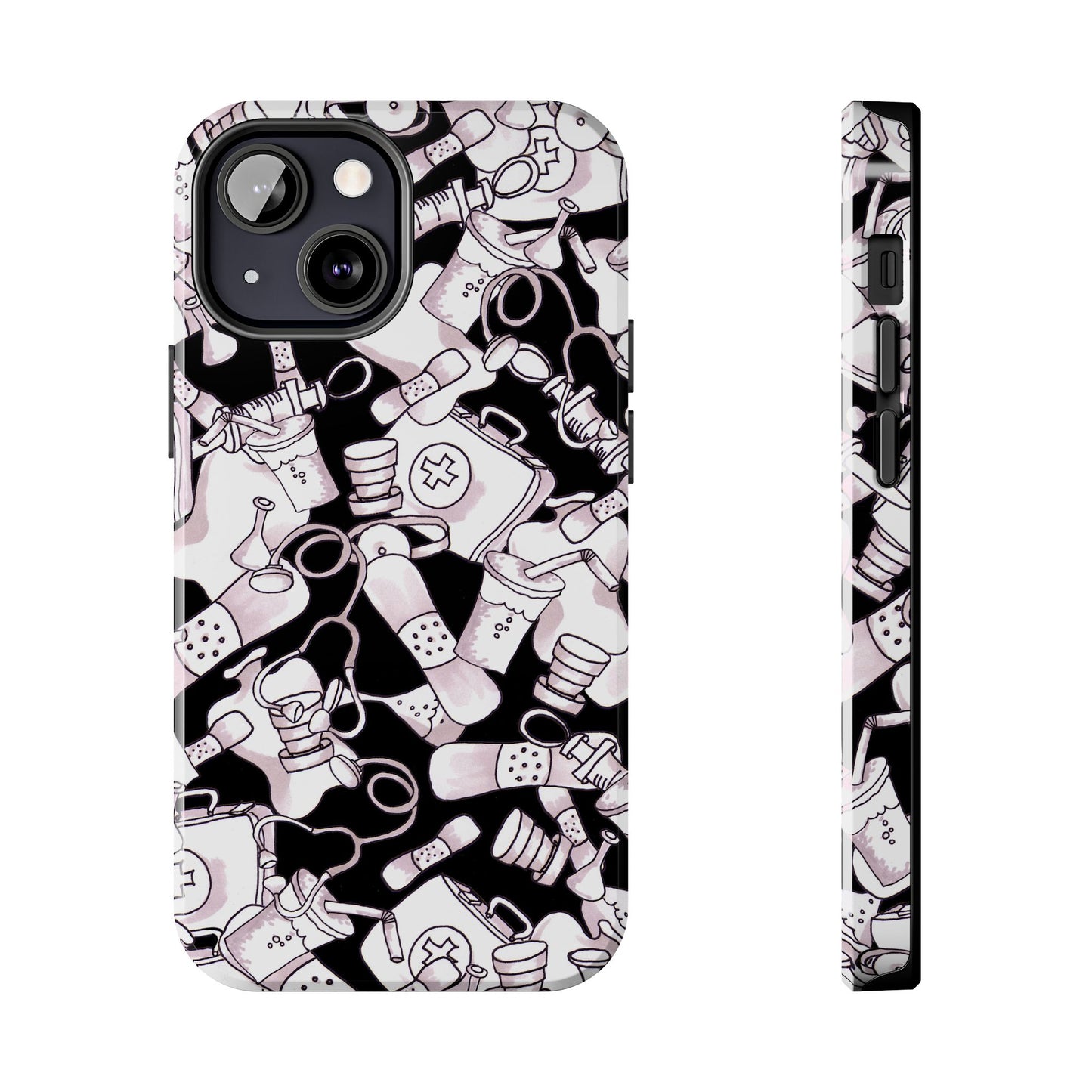 Med Stuff Black Phone Case