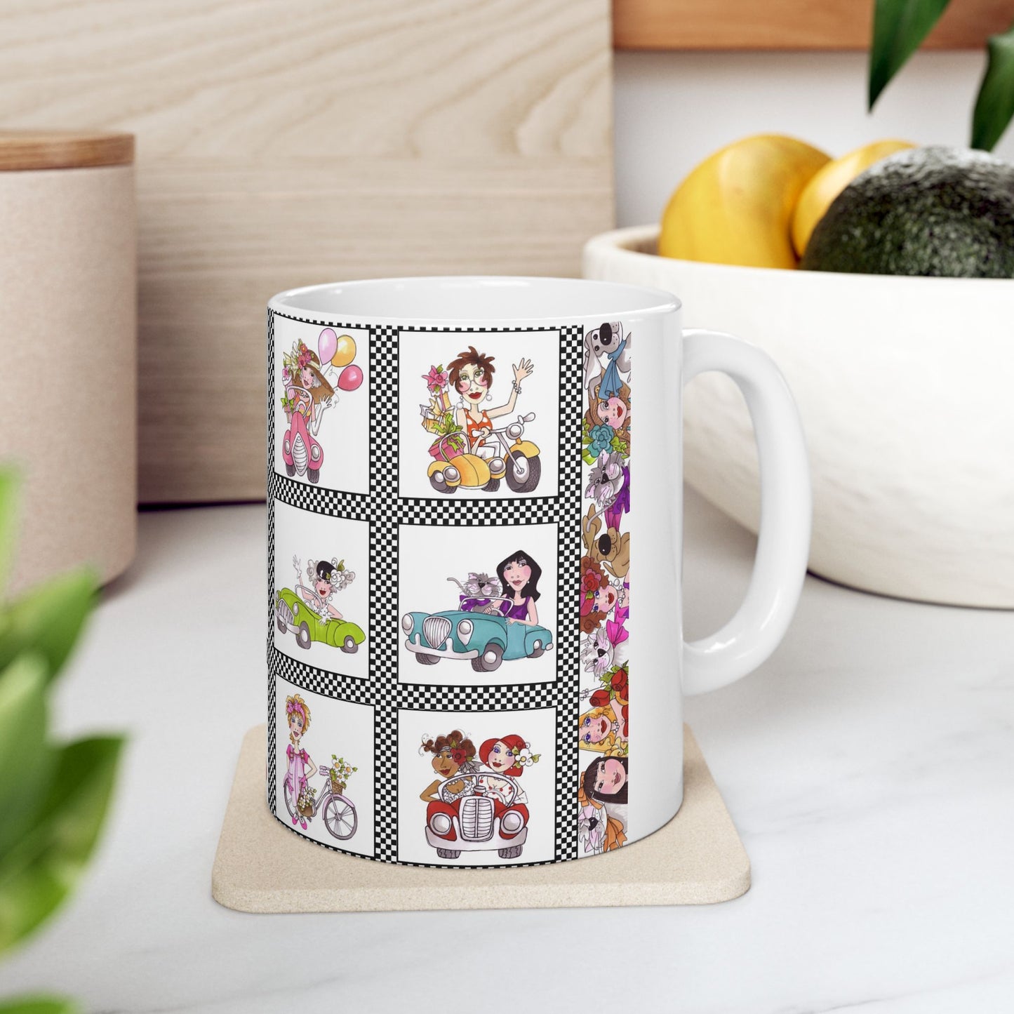 Fast Women Parade Checkerboard Cup