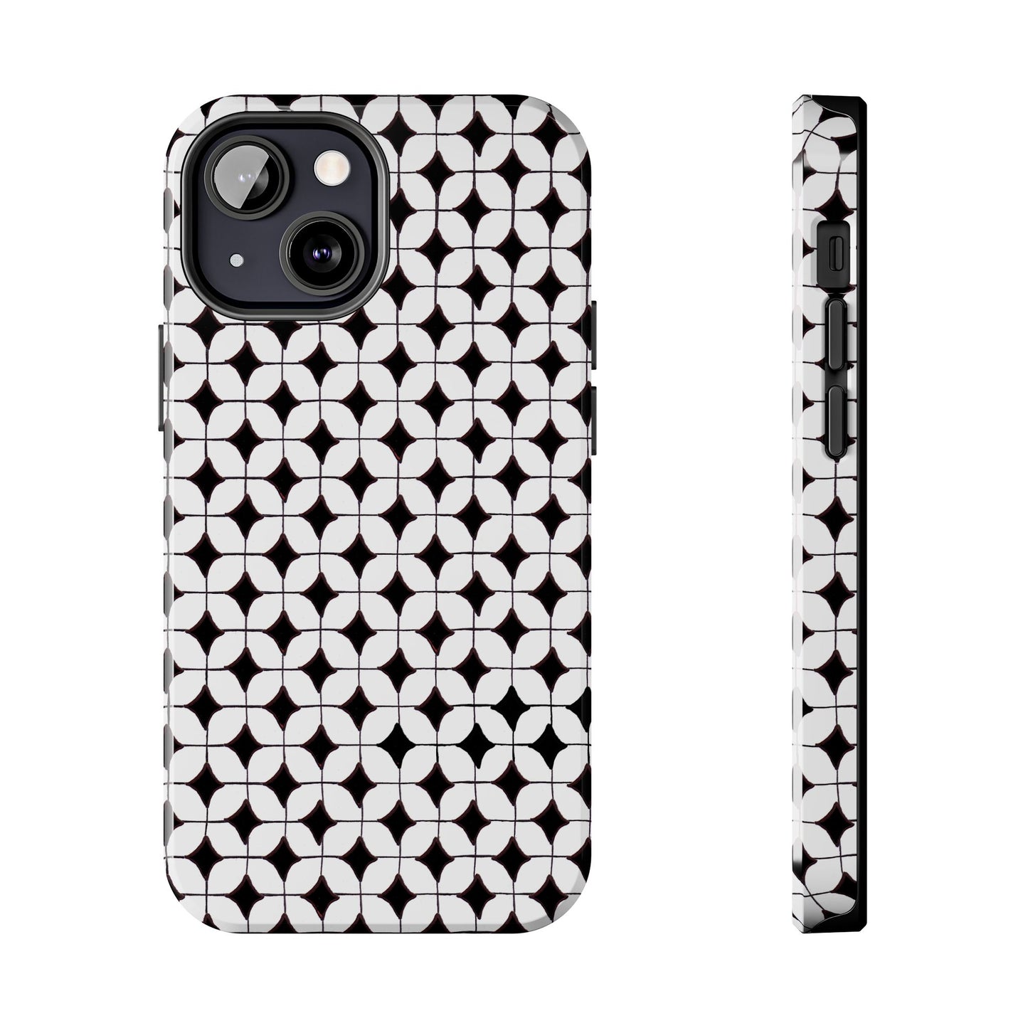 Tile-ish Black Phone Case