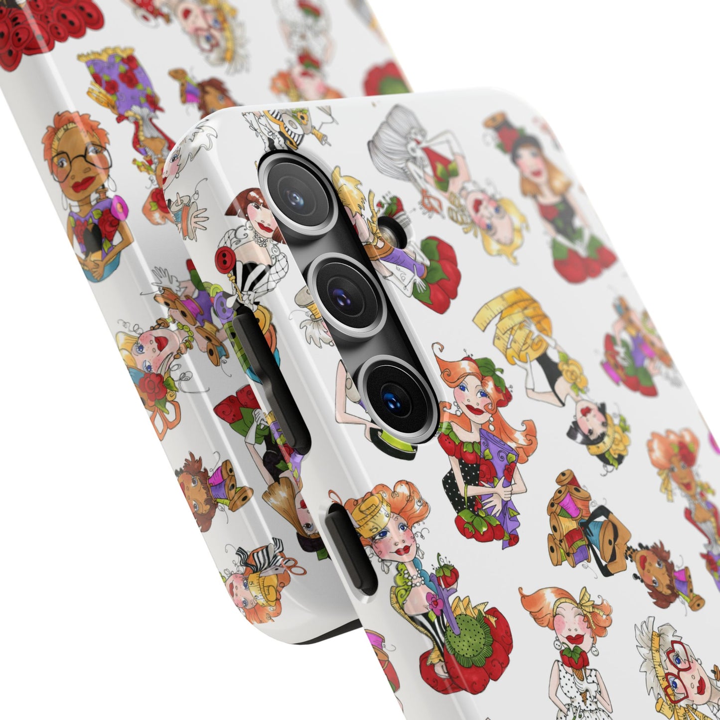 Curious Toss White Phone Case