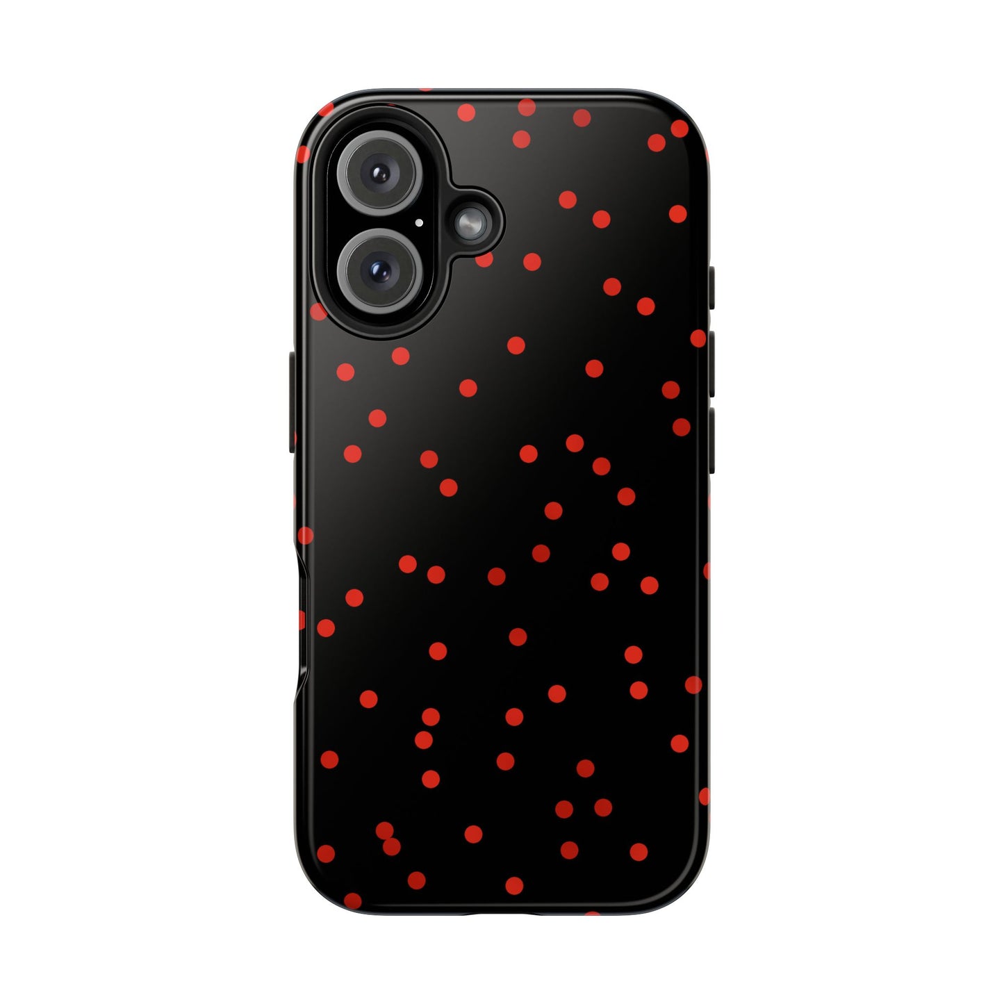 Space Dots Black / Red Phone Case