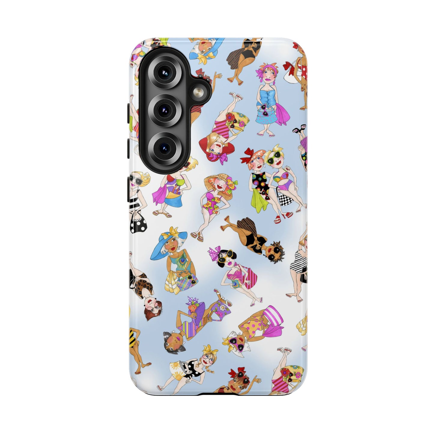 Tossed Beauties Blue Sky Phone Case