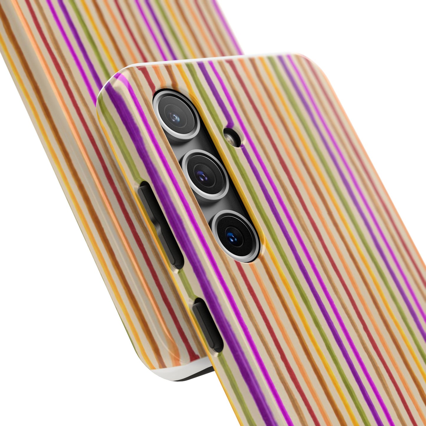 Spice Stripe Muslin Phone Case