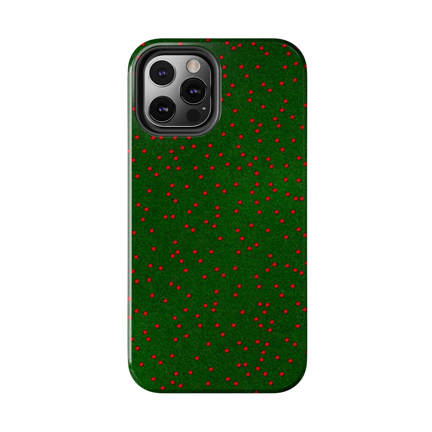Happy Dots Green / Red Phone Case