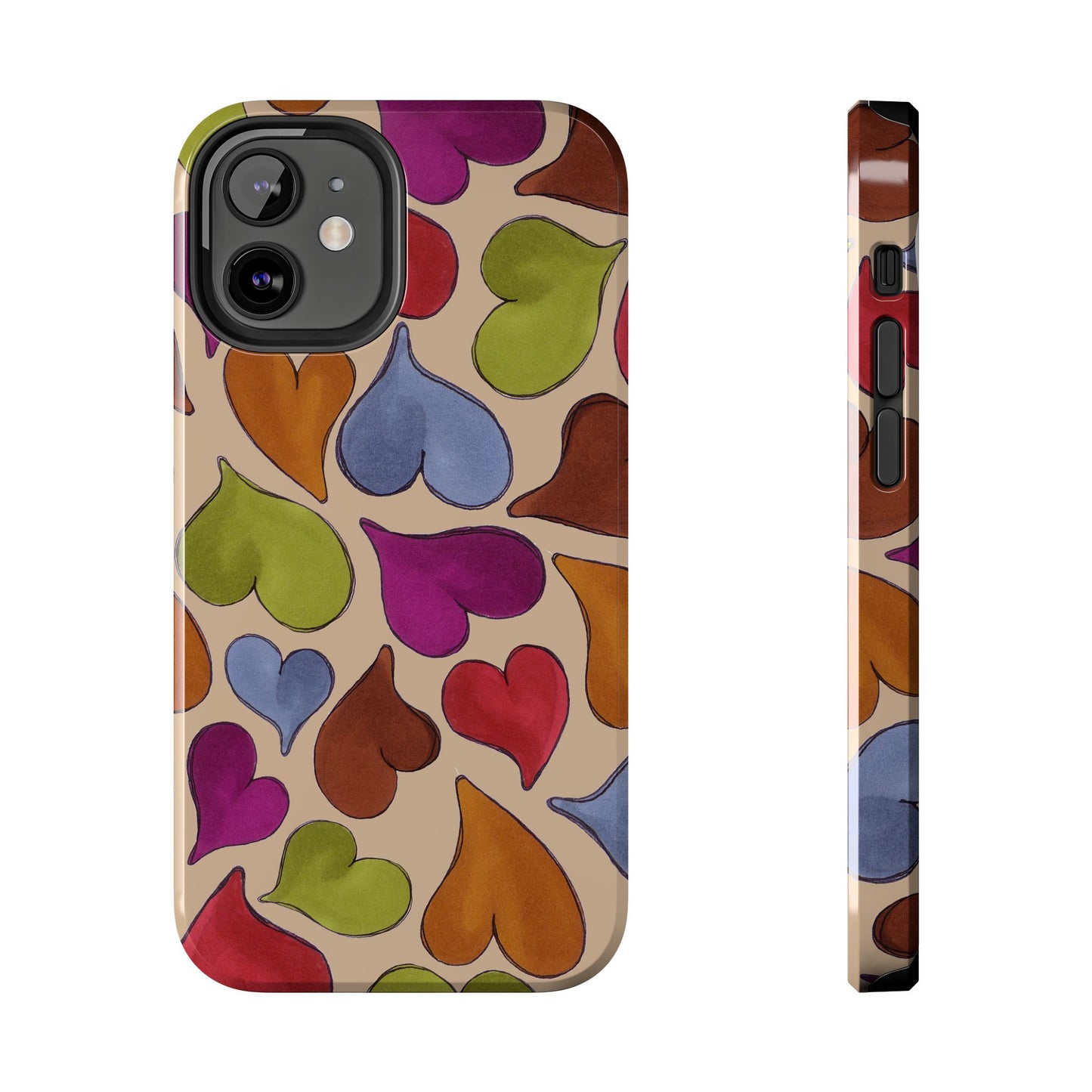 Big Hearted Khaki Phone Case