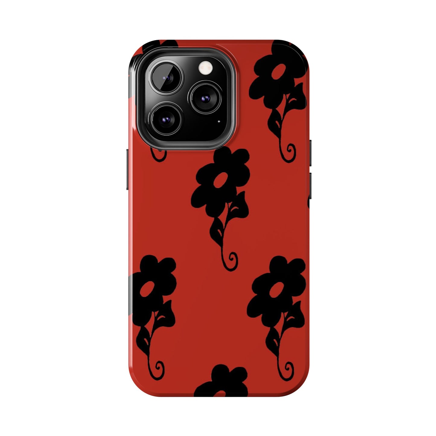 Daring Daisy Red Phone Case