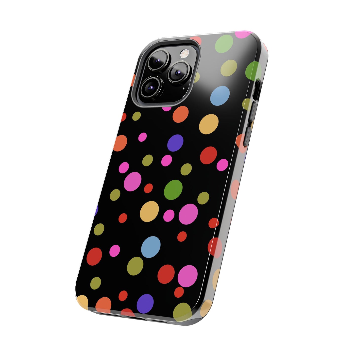 Dot Assortment Black Phone Case
