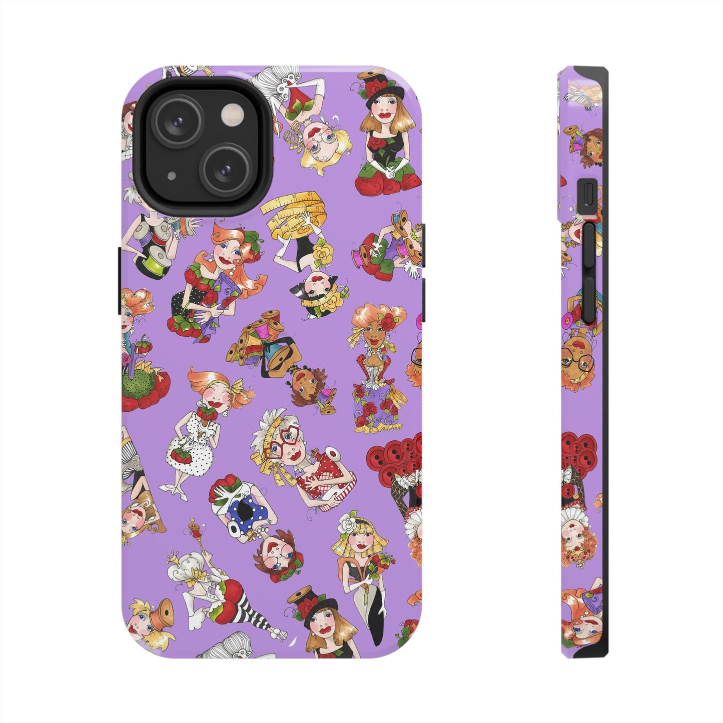 Curious Toss Purple Phone Case