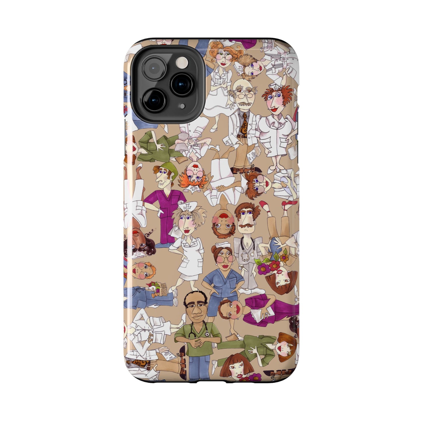 Diverse Nurse Khaki Phone Case