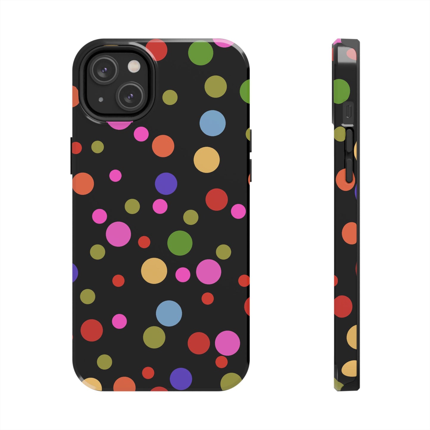 Dot Assortment Black Phone Case