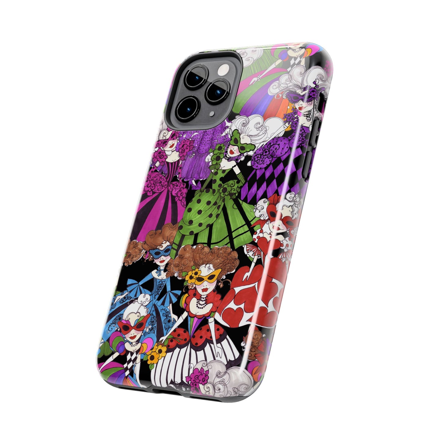 Crowded Dance Floor Black Phone Case