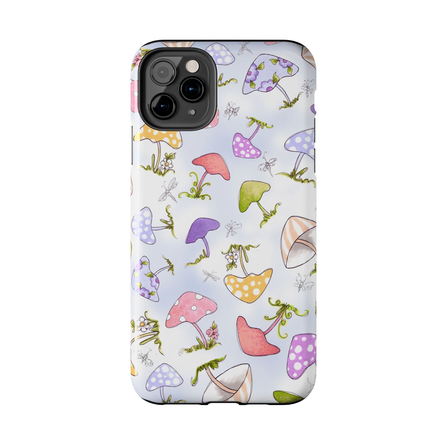 Mushroom Toss Blue Phone Case