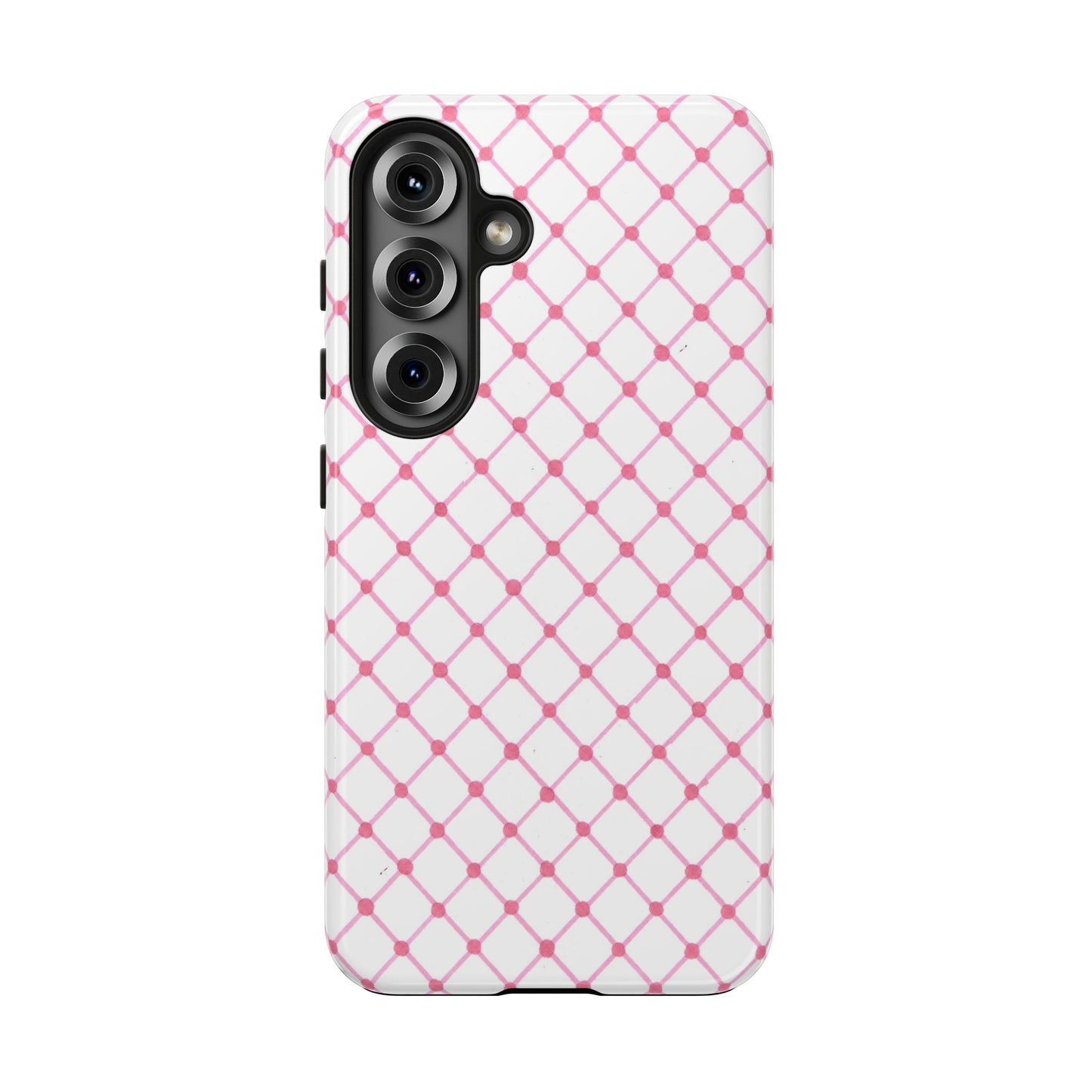 Cyclone Fence White / Pink Phone Case