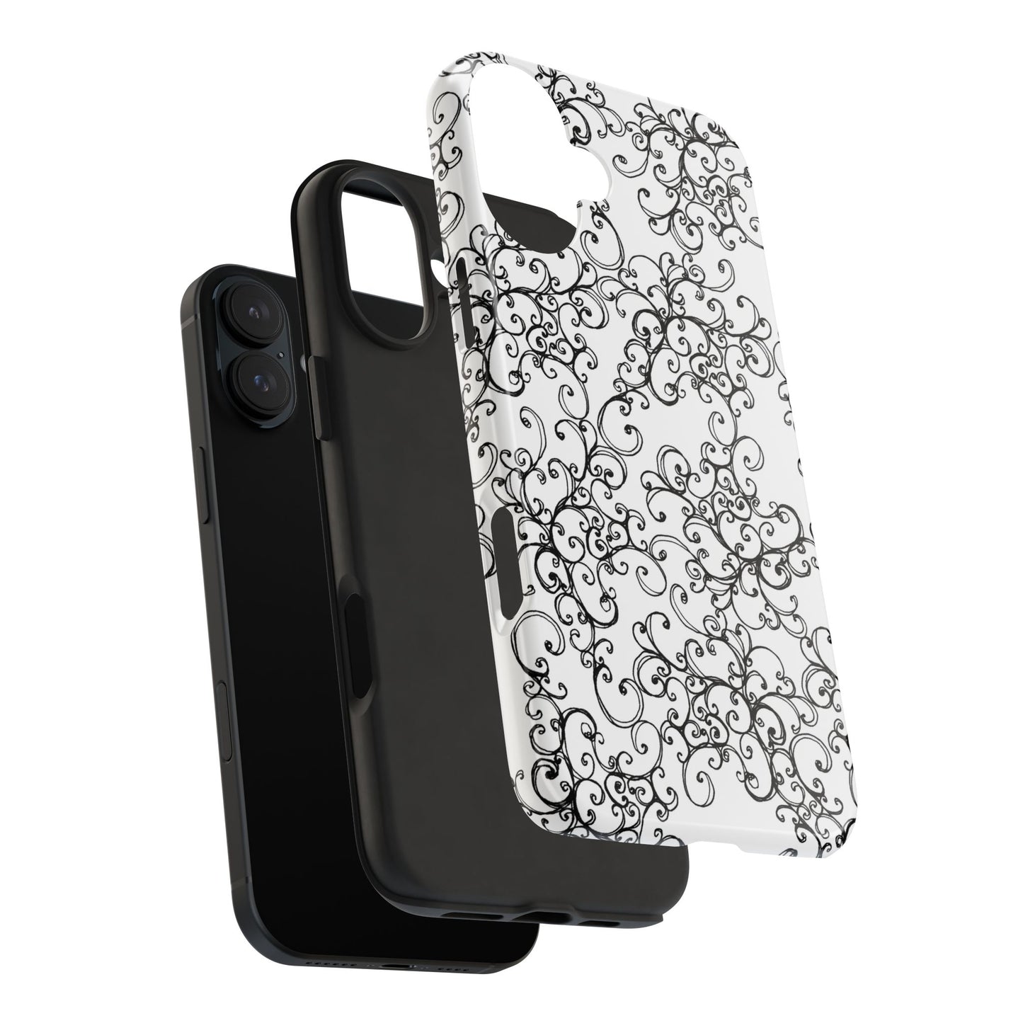 Poodle Scroll Phone Case