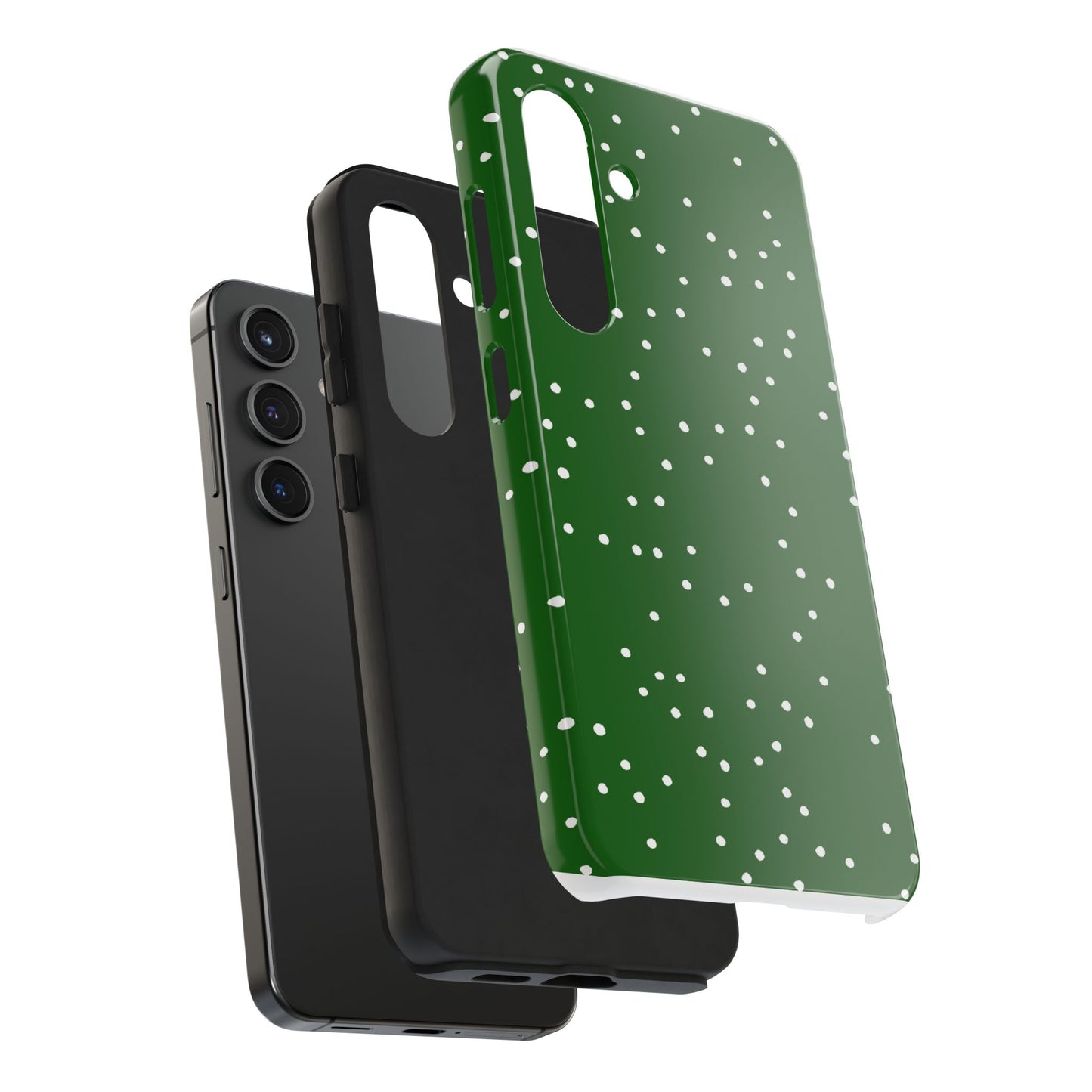 Star Dots Green Phone Case