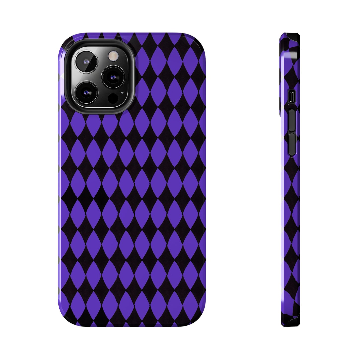 Diamond Purple / Black Phone Case