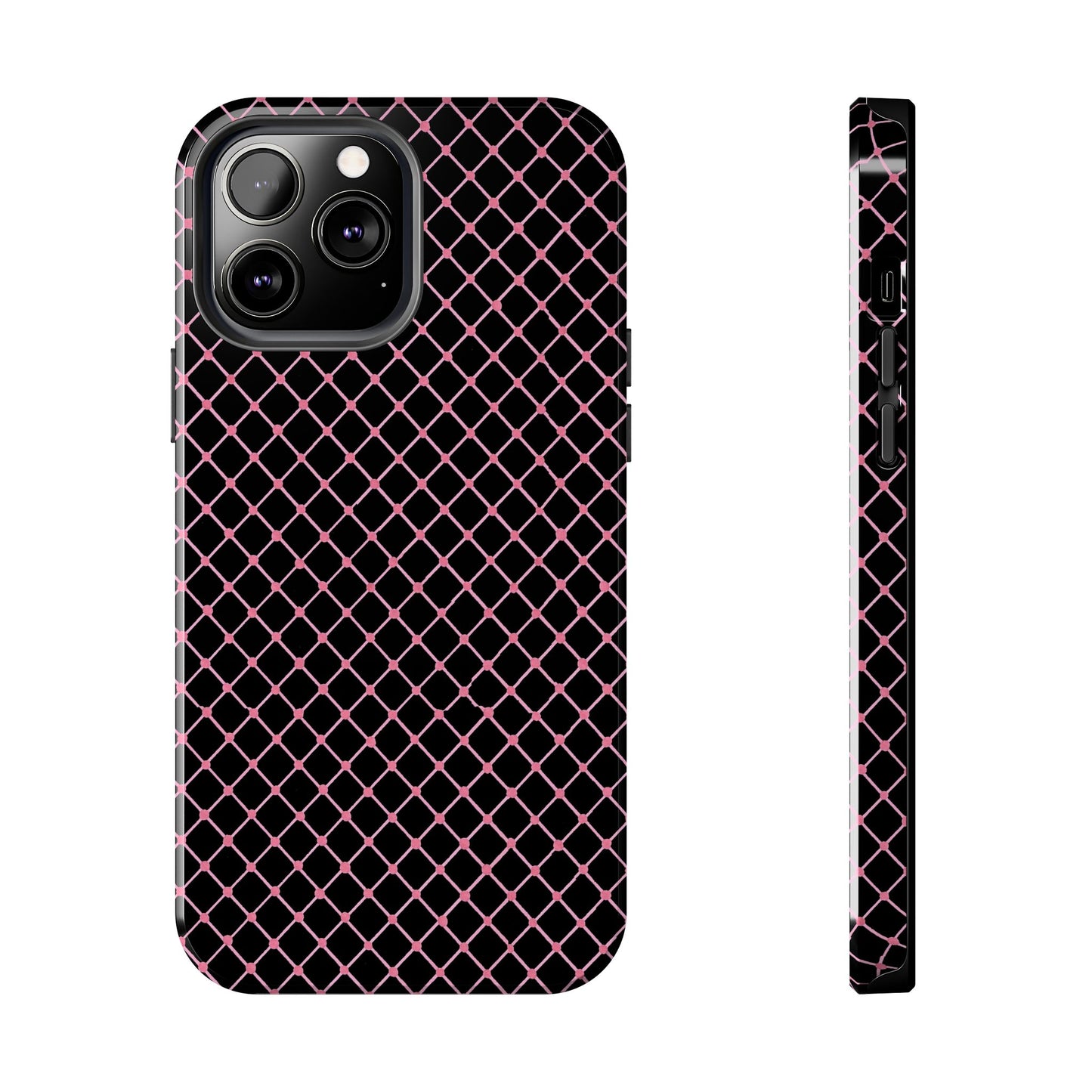 Cyclone Fence Black / Pink Phone Case