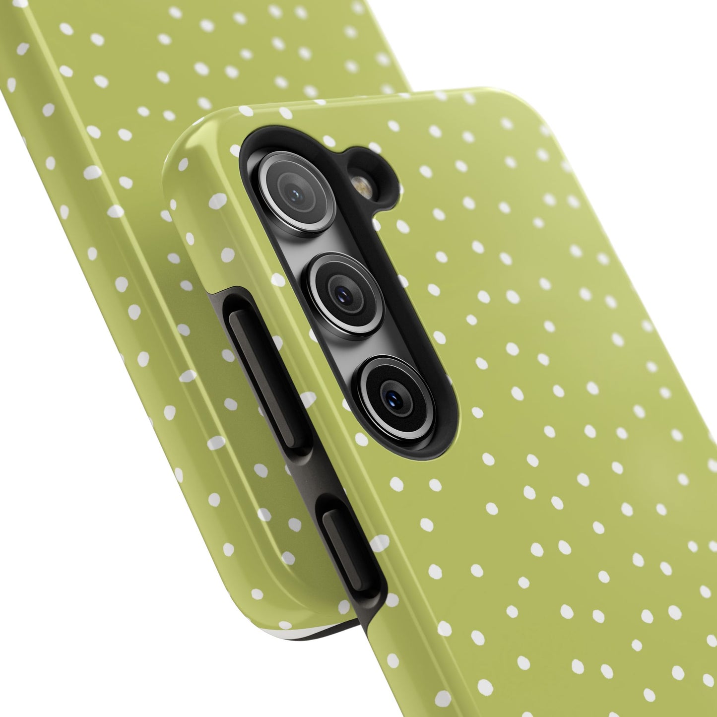 Dinky Dots Green / White Phone Case
